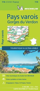 Picture of Carte Zoom Pays Varois, Gorges du Verdon