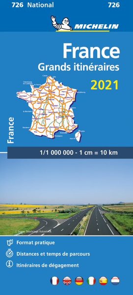 Image de Carte Nationale Grands Itinéraires France 2021