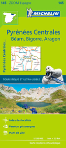 Picture of Carte Zoom Pyrénées Centrales - Béarn · Bigorre · Aragon