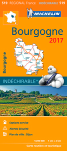 Picture of CARTE REGIONALE 519 BOURGOGNE 2017