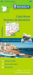 Picture of Carte Zoom Costa Brava, Environs de Barcelone