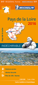 Picture of CARTE REGIONALE 517 PAYS DE LA LOIRE 2016