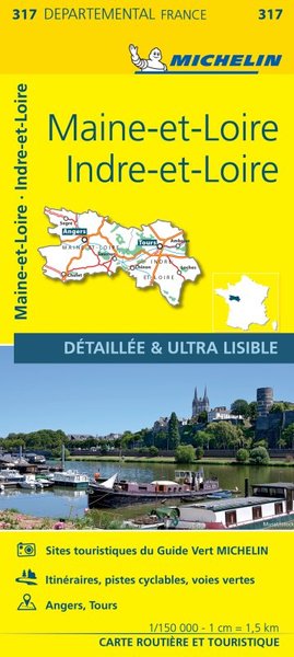 Picture of Carte Départementale Indre-et-Loire, Maine-et-Loire