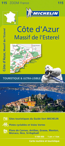 Picture of Carte Zoom Côte d'Azur, Massif de l'Esterel