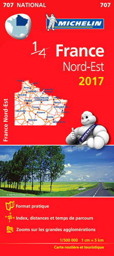 Picture of CARTE NATIONALE 707 FRANCE NORD-EST 2017