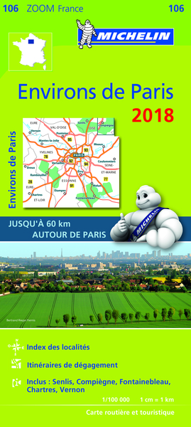Image de CARTE ZOOM 106 ENVIRONS DE PARIS 2018