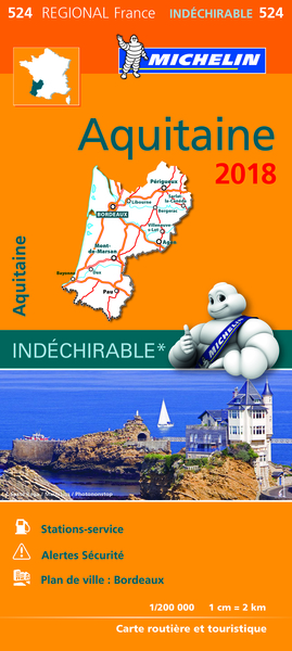 Image de CARTE REGIONALE 524 AQUITAINE 2018
