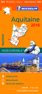 Image de CARTE REGIONALE 524 AQUITAINE 2018