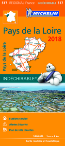 Image de CARTE REGIONALE 517 PAYS DE LA LOIRE 2018