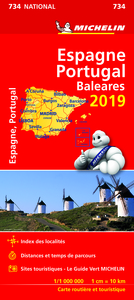 Image de Carte Nationale Espagne, Portugal 2019