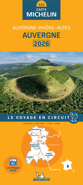 Image de Carte Régionale Auvergne 2026