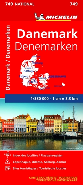 Picture of Carte Nationale Danemark / Denemarken