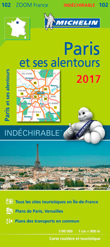 Picture of CARTE ZOOM PARIS ET SES ALENTOURS 2017