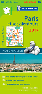 Picture of CARTE ZOOM PARIS ET SES ALENTOURS 2017