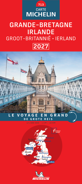 Picture of Carte Nationale GRANDE BRETAGNE IRLANDE/ GROOT-BRITANNIË . IERLAND 2027