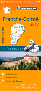 Picture of CARTE REGIONALE 520 FRANCHE COMTE 2017