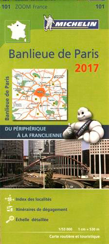 Picture of CARTE ZOOM 101 BANLIEUE PARIS 2017