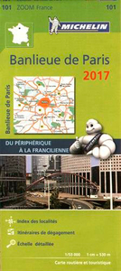 Picture of CARTE ZOOM 101 BANLIEUE PARIS 2017
