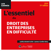 Picture of L'essentiel du droit des entreprises en difficulté