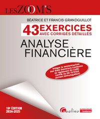 Image de Analyse financière - 43 exercices avec corrigés détaillés