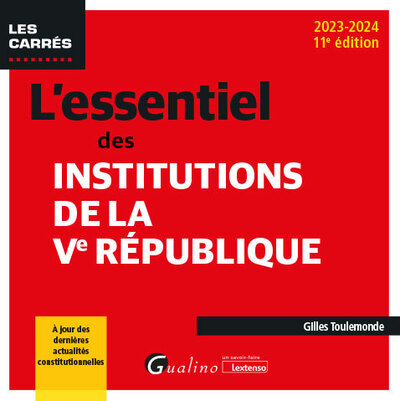Picture of L'essentiel des institutions de la Ve République
