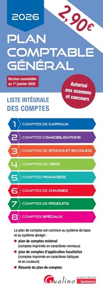 Image de Plan comptable général - 2026