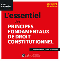Picture of L'essentiel des principes fondamentaux de droit constitutionnel
