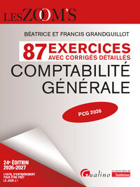 Picture of Comptabilité générale - 87 exercices avec corrigés détaillés