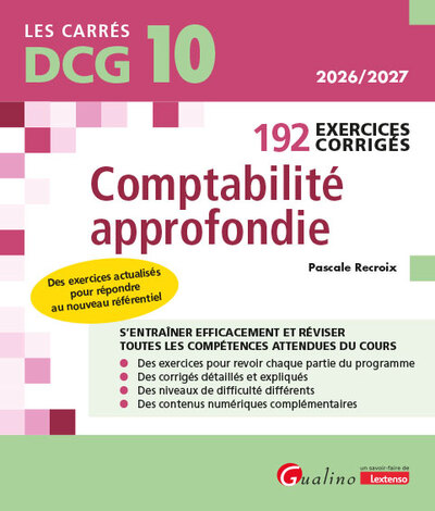 Image de DCG 10 - 192 Exercices corrigés de comptabilité approfondie