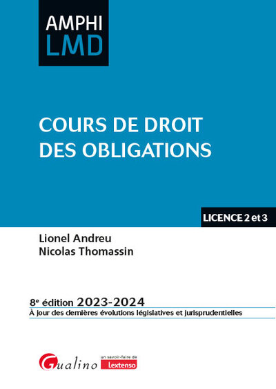 Image de Cours de droit des obligations