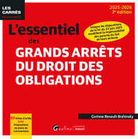 Picture of L'essentiel des grands arrêts du droit des obligations