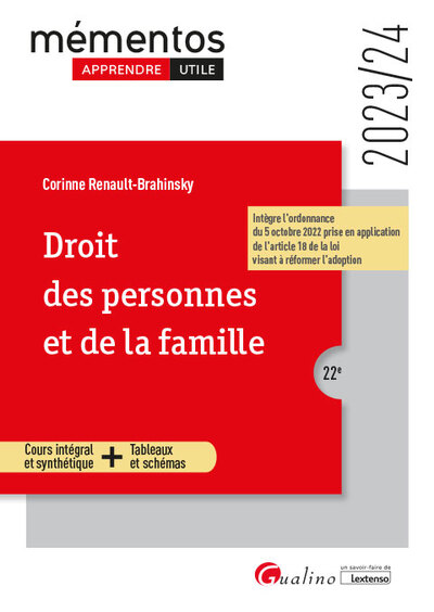 Image de Droit des personnes et de la famille