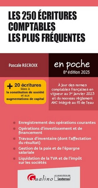 Picture of Les 250 écritures comptables les plus fréquentes