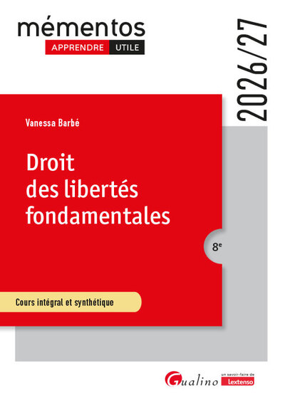 Picture of Droit des libertés fondamentales