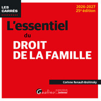 Image de L'essentiel du droit de la famille