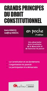 Picture of Grands principes du droit constitutionnel