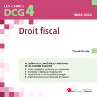 Image de DCG 4 - Droit fiscal