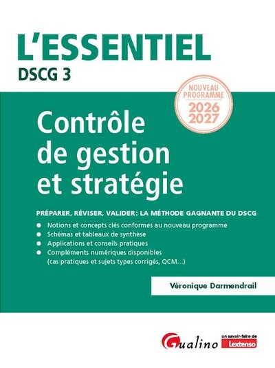 Image de DSCG 3 - Contrôle de gestion et stratégie