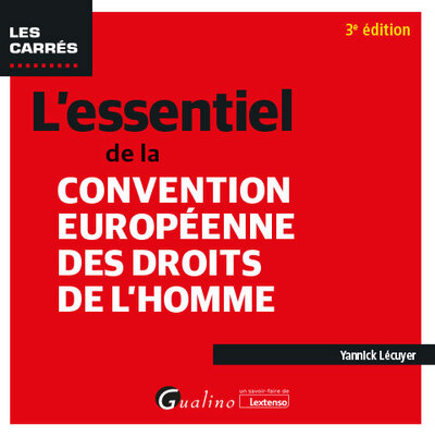 Picture of L'essentiel de la convention européenne des droits de l'homme