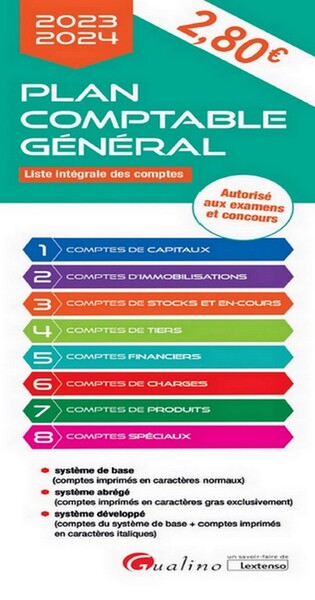 Picture of Plan comptable général - 2023/2024