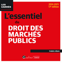 Picture of L'essentiel du droit des marchés publics