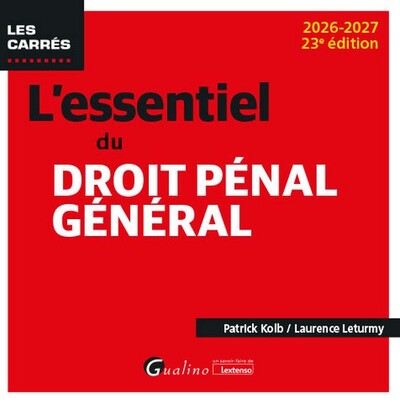 Picture of L'essentiel du droit pénal général