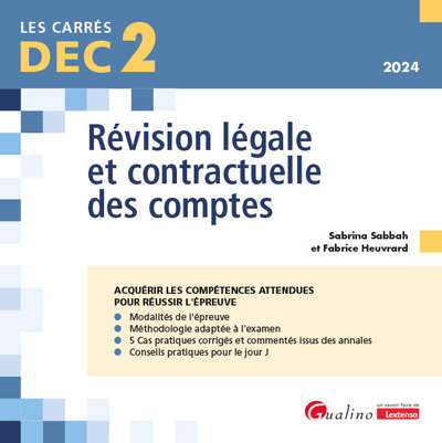 Image de DEC 2 - Révision légale et contractuelle des comptes