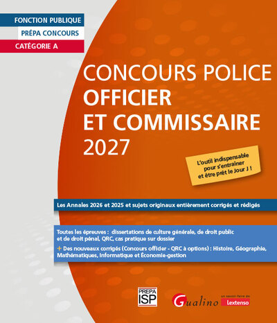 Image de Concours Police Officier et Commissaire 2027