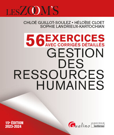 Image de 56 exercices avec corrigés détaillés - Gestion des ressources humaines