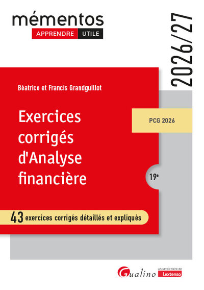 Image de Exercices corrigés d'analyse financière