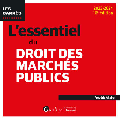 Picture of L'essentiel du droit des marchés publics