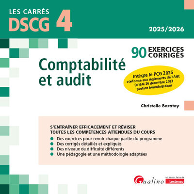 Picture of DSCG 4 - Exercices corrigés - Comptabilité et audit