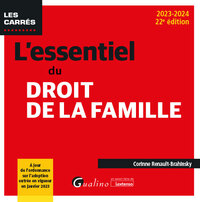 Image de L'essentiel du droit de la famille