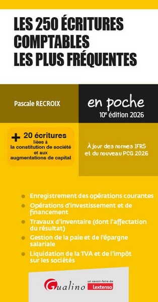 Image de Les 250 écritures comptables les plus fréquentes